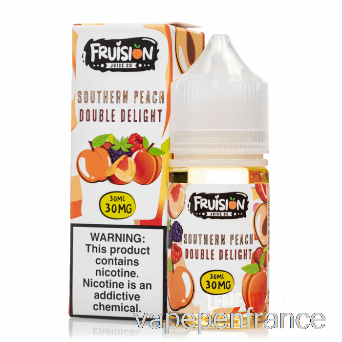 Pêche Du Sud Double Délice - Sels De Fruits - 30 Ml 30 Mg Stylo Vape